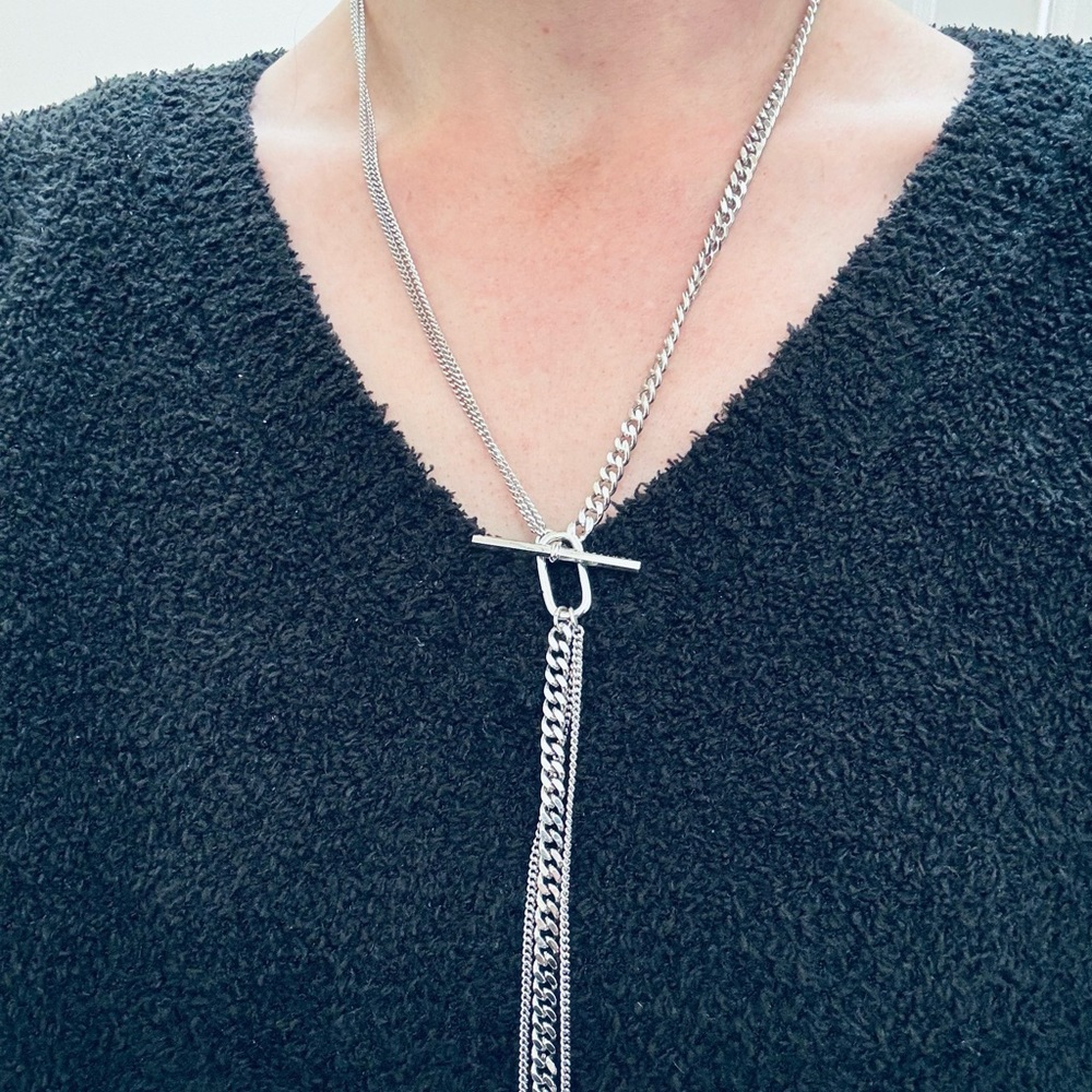 Allsaints Y necklace